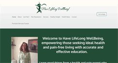 Desktop Screenshot of havelifelongwellbeing.com
